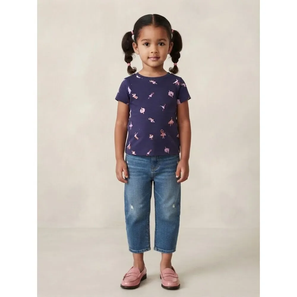 Old Navy Ballerina Print Tee | 2T | 100% Cotton